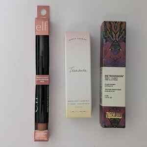 New Beauty Trio: E.L.F., Earth Harbor & Tigerlove Skincare/Lip Bundle